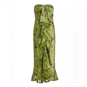 Cinq à Sept Green Strapless Dress